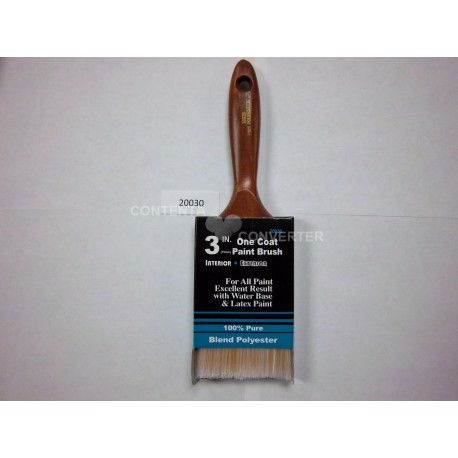 3" Polyester Paint Brush w/ Wooden Handle 12/72 cs pk
