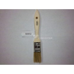 1" Natural Bristle Chip Brush With Wooden Handle 36/864 cs pk