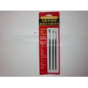 3 Pc. Artist Paint Brushes-Finest Red Sable Hair 12/144 case