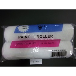 9" x 3/8" Nap Twin Pack Polyester Roller Covers 36/Case
