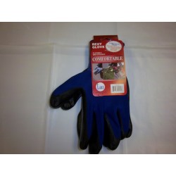 Blue Polyester Work Gloves Nitrile Coated 12/120/Case