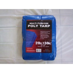 20'x30' Poly Tarp W/ medal grommets every 3 feet and on each corner. UV treated