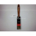 1" Polyester-Natural Bristle Blend Paint Brush with wooden handle