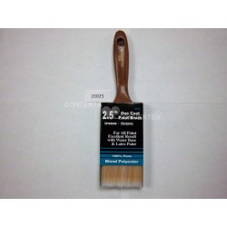 2 1/2" Polyester Paint Brush w/ Wooden Handle 12/72 cs pk